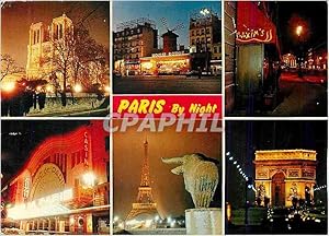 Bild des Verkufers fr Carte Postale Moderne Paris by night zum Verkauf von CPAPHIL