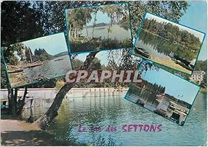 Imagen del vendedor de Carte Postale Moderne Le Lac de Settons (Nievre) Le lac a une suplerfivie de 360 ha une contenance de 23000000 de M3 a la venta por CPAPHIL