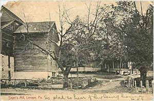 Carte Postale Ancienne Sager's mill Lenape PA