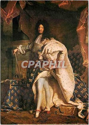 Bild des Verkufers fr Carte Postale Moderne Paris Musee du Louvre Rigaud Hyacinthe Portrait de Louis XIV zum Verkauf von CPAPHIL