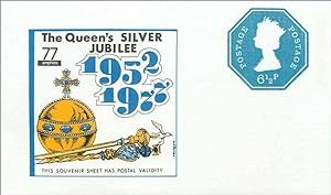 Imagen del vendedor de Entier Postal Stationary Machin 6 1/2p Silver Jublee 1952 1977 a la venta por CPAPHIL