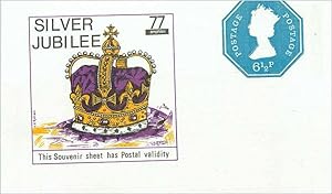 Bild des Verkufers fr Entier Postal Stationary Machin 6 1/2p Silver Jublee 1952 1977 zum Verkauf von CPAPHIL