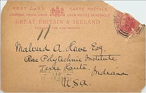 Image du vendeur pour Entier Postal Stationary 1p Aberdeen for USA mis en vente par CPAPHIL