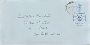 Imagen del vendedor de Entier Postal Stationary Great Britain Machin Australian Consulate Manchester a la venta por CPAPHIL