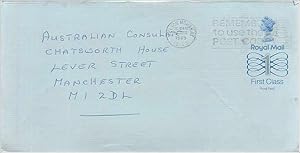 Imagen del vendedor de Entier Postal Stationary Great Britain Machin Australian Consulate Manchester a la venta por CPAPHIL