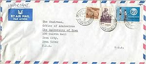 Seller image for Lettre Cover Inde India University Iowa for sale by CPAPHIL