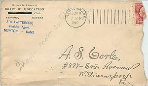 Seller image for Lettre Cover Etats-Unis Newton 1909 for sale by CPAPHIL