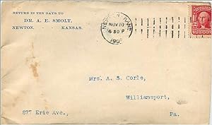 Seller image for Lettre Cover Etats-Unis 2c Newton 1908 for sale by CPAPHIL