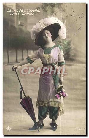 Image du vendeur pour Fantaisie - Femme - La Mode Nouvelle - La Jupe Gulotte - Style - Fashion Carte Postale Ancienne (carte hongroise Hongrie Hung mis en vente par CPAPHIL