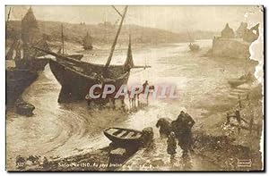 Seller image for Arts - Tableau - Boat arrival - bateau - Carte Postale Ancienne for sale by CPAPHIL