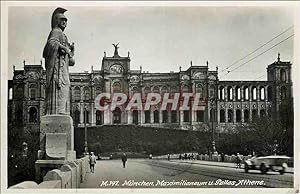 Bild des Verkufers fr Carte Postale Moderne Munchen Maximilianeum u Pallas Athene zum Verkauf von CPAPHIL