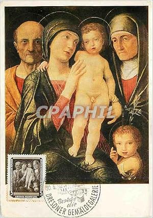 Seller image for CARTE MAXIMUM Andrea Mantegna Heilige Familie for sale by CPAPHIL