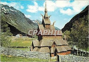 Seller image for Carte Postale Moderne Norway Borgund stave church for sale by CPAPHIL