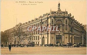 Image du vendeur pour Carte Postale Ancienne Madrid Banco de Espana mis en vente par CPAPHIL