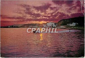 Carte Postale Moderne Arenys de Mar Coucher de soleil sur le port Ski nautique