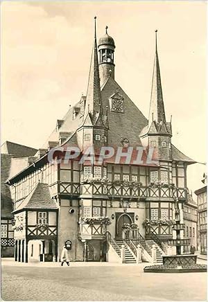 Carte Postale Moderne Wenigerode Harz Rathaus