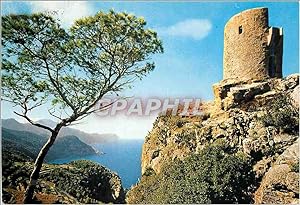 Bild des Verkufers fr Carte Postale Moderne Banalbufar Mallorca Torre de la animas zum Verkauf von CPAPHIL