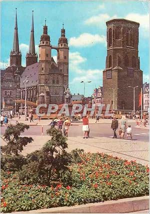 Carte Postale Moderne Halle Saale Markt