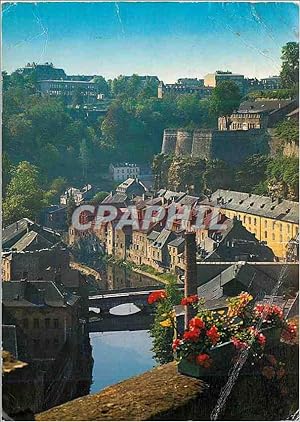 Bild des Verkufers fr Carte Postale Moderne Luxembourg L'Alzette pittoresque au Grund zum Verkauf von CPAPHIL