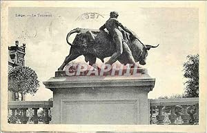 Carte Postale Ancienne Liege Le Taureau