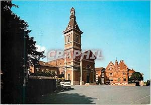 Carte Postale Ancienne Monceau sur sambre l'église