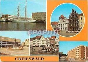 Carte Postale Moderne Greifswald Segeischulschiff Wilhelm Pieck