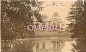 Carte Postale Ancienne Liege Parc et Palais des Beaux-Arts