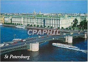 Bild des Verkufers fr Carte Postale Moderne St Petersburg The Winter Palace and the Palace Bridge zum Verkauf von CPAPHIL