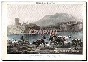 Imagen del vendedor de Carte Postale Ancienne Musee du Louvre Nicolas Beerchem Le passage du bac a la venta por CPAPHIL