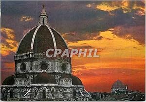 Imagen del vendedor de Carte Postale Moderne Firenze Le Dome du Brunelleschi (Coucher du soleil) a la venta por CPAPHIL