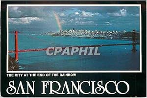 Bild des Verkufers fr Carte Postale Moderne San Francisco The City at the end of the Rainbow zum Verkauf von CPAPHIL