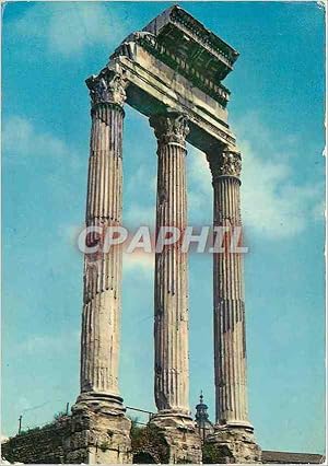 Imagen del vendedor de Carte Postale Moderne Roma Temple de Castor et Pollux dans le Forum Romain a la venta por CPAPHIL