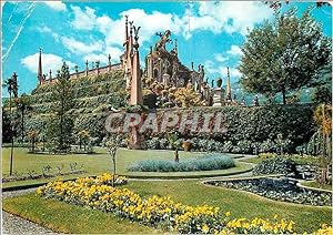 Bild des Verkufers fr Carte Postale Moderne Lac majeur isola bella jardins en terasse zum Verkauf von CPAPHIL