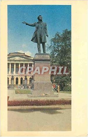 Image du vendeur pour Carte Postale Moderne Leningrad Monument to AS Pushkin Arts Square mis en vente par CPAPHIL