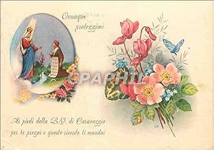 Seller image for Carte Postale Moderne Ai piedi della b n di garavaggio per te pregai e questo ricordo ti mandai for sale by CPAPHIL