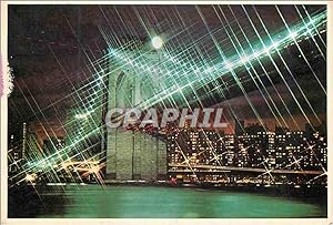 Carte Postale Moderne Brooklyn Bridge at night