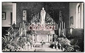 Mount St MAry's college Carte Postale Ancienne the lady altar