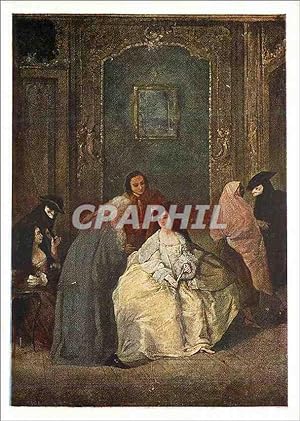Image du vendeur pour Carte Postale Moderne Pietro Longhi (1702-1786) Scene a l'antichambre d'une maison de jeu mis en vente par CPAPHIL