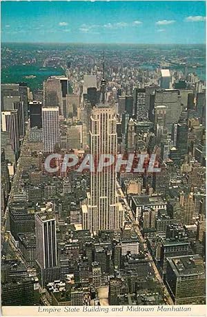 Seller image for Carte Postale Moderne New york the empire state bu* and midtown manhattan for sale by CPAPHIL