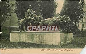 Carte Postale Ancienne Wien Marc Antonius Gruppe Lion