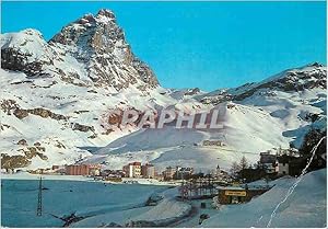 Carte Postale Moderne Breuil-Cervinia Vallée d'Aosta Panorama et Cervin