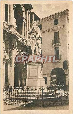 Seller image for Carte Postale Ancienne Vicenza Monumento all'architetto Andrea Palladio for sale by CPAPHIL