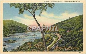 Bild des Verkufers fr Carte Postale Ancienne Historic Harper's Ferry And The Potomac River zum Verkauf von CPAPHIL