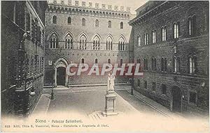 Carte Postale Ancienne Siena Palazzo Salimbeni
