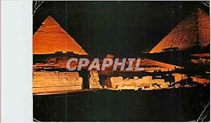 Image du vendeur pour Carte Postale Moderne Giza The Nocturnal Magic near the Pyramids mis en vente par CPAPHIL