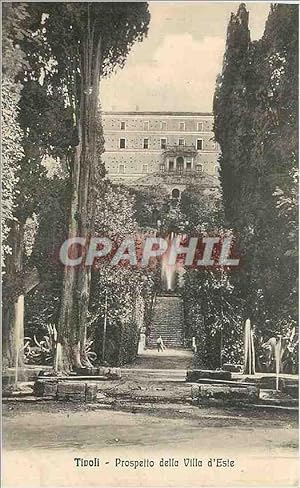 Carte Postale Ancienne Tivoli Prospetto della Villa d'Este