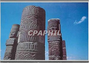 Bild des Verkufers fr Carte Postale Moderne Mexico Ruinas arqueologicas Tula Hidalgo zum Verkauf von CPAPHIL