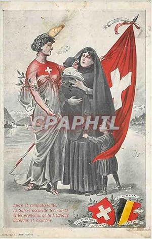 Bild des Verkufers fr Carte Postale Ancienne Suisse Femmes L'union fait le force zum Verkauf von CPAPHIL