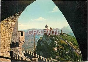 Image du vendeur pour Carte Postale Moderne Repubblica di S Marino Les Tours Chasse Tir a l'arc mis en vente par CPAPHIL