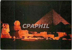Bild des Verkufers fr Carte Postale Moderne Giza Sound and Light at the Pyramids of Giza zum Verkauf von CPAPHIL